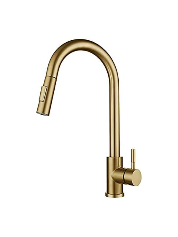 Gold Sensor Küchenarmatur Touch Edelstahl