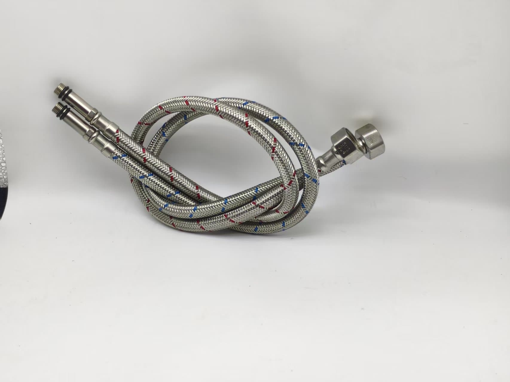 Paslanmaz Çelik Örgülü Flex Hortum 60cm 3/8-1/2 2'li